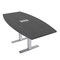 Skutchi Designs 33.5 in W, 71.5 in L, 29 in H, Engineered Wood Top, Grey HAR-BOT-34x70-T-ELEC-ASIANNIGHT - alternate 1